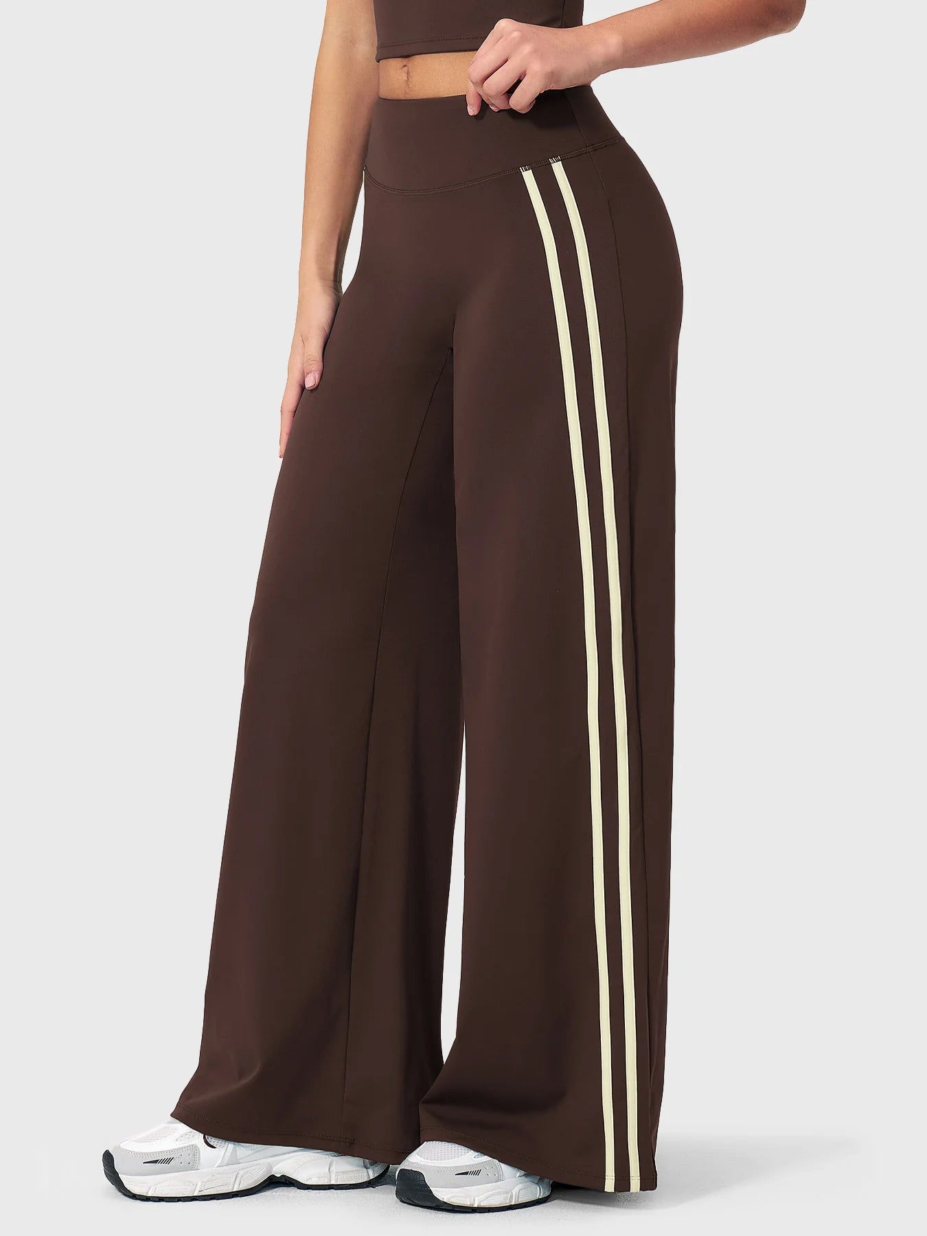 Yeoreo Fayza Side Stripe Straight Leggings