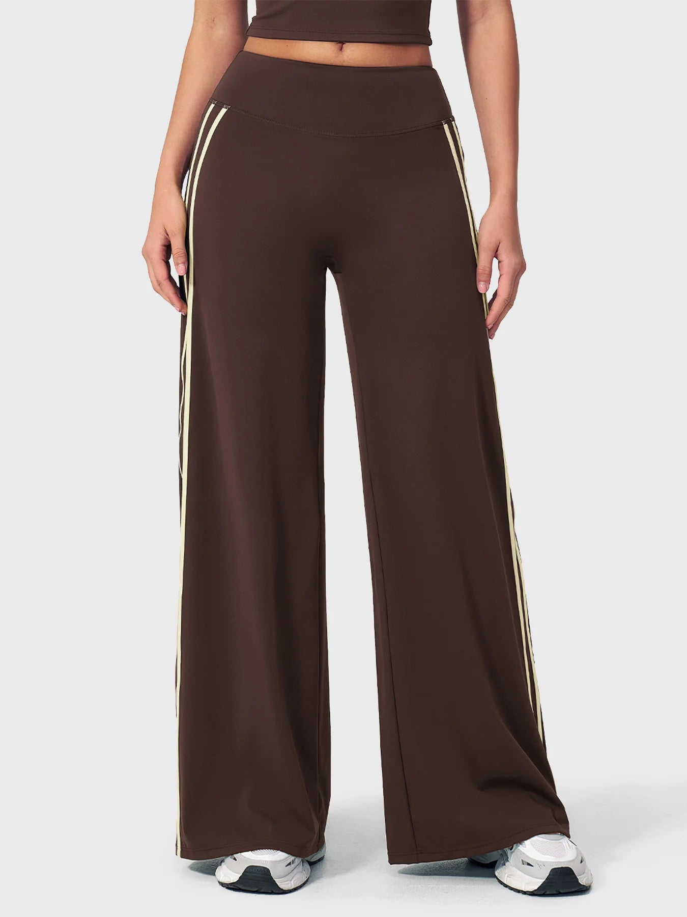 Yeoreo Fayza Side Stripe Straight Leggings