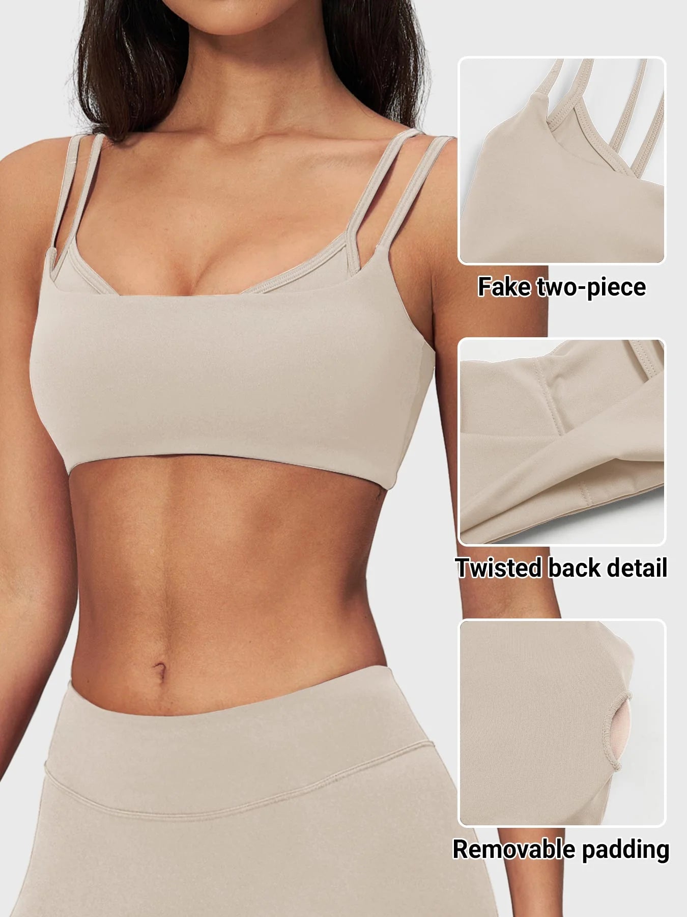 Yeoreo Achilles Double Strap Sports Bra