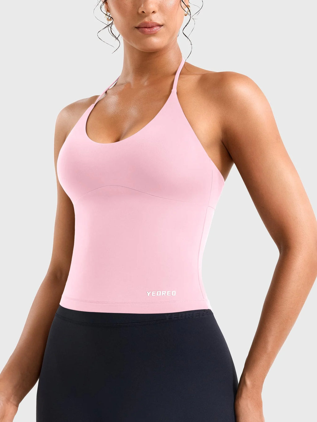 Yeoreo Vtina Halter Twist Back Tank