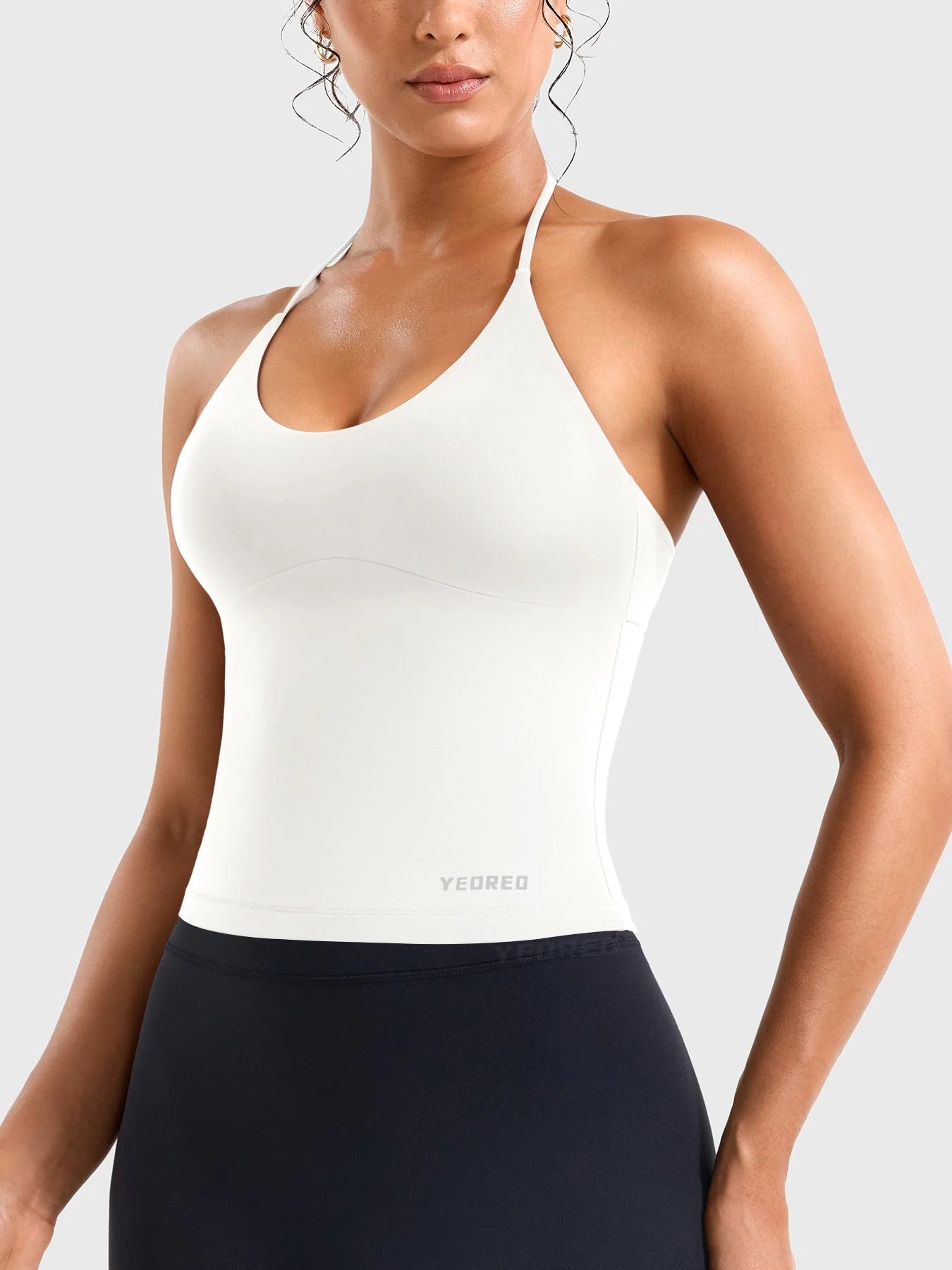 Yeoreo Vtina Halter Twist Back Tank