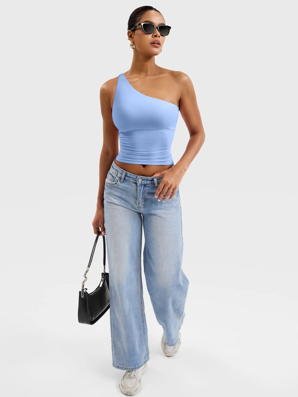 Yeoreo Fanciy One Shoulder Tank Top