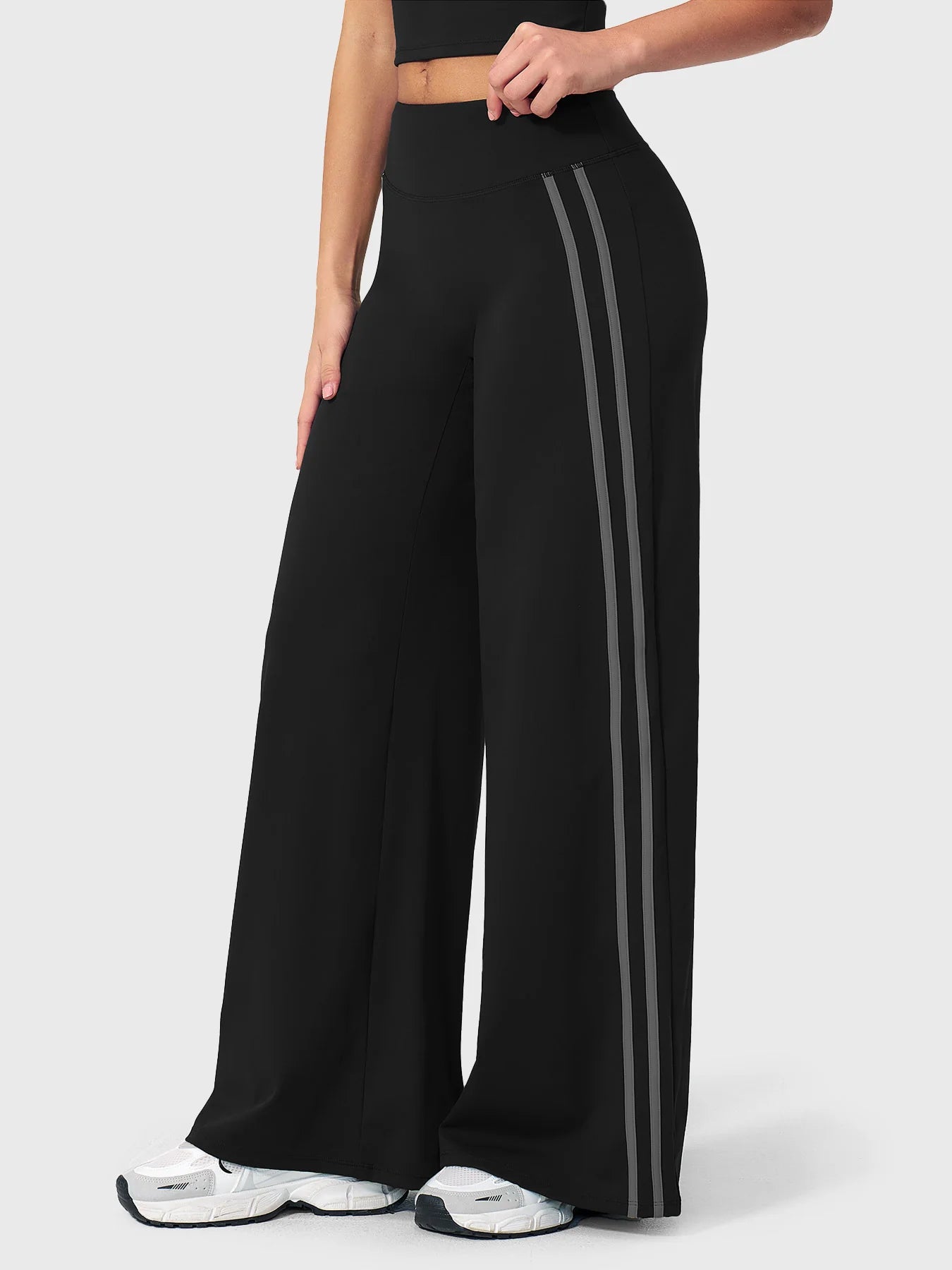Yeoreo Fayza Side Stripe Straight Leggings