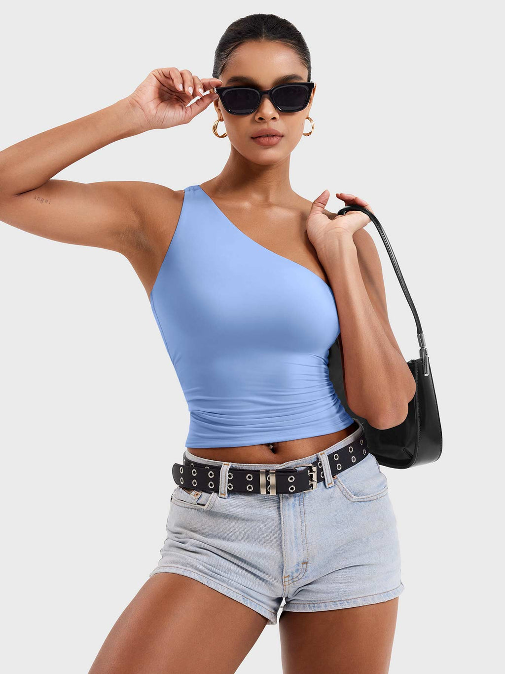 Yeoreo Fanciy One Shoulder Tank Top
