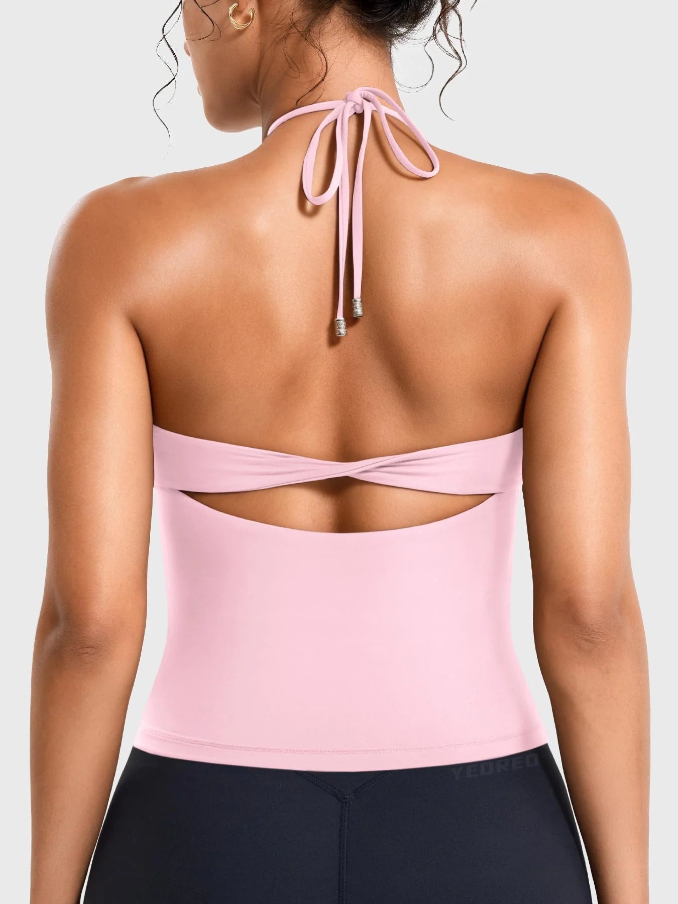 Yeoreo Vtina Halter Twist Back Tank