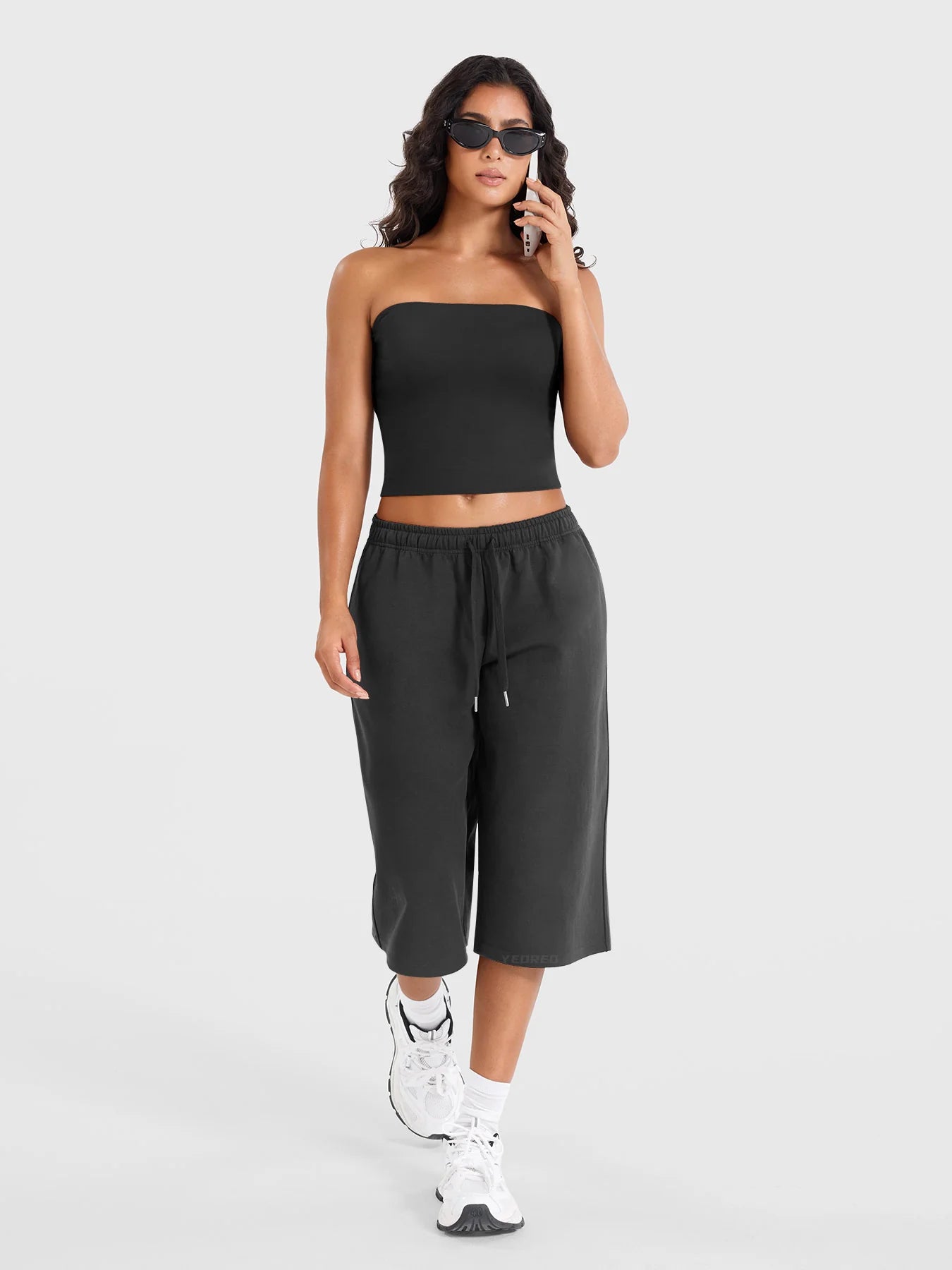 Yeoreo Daiwrci Low Rise Capri Pants