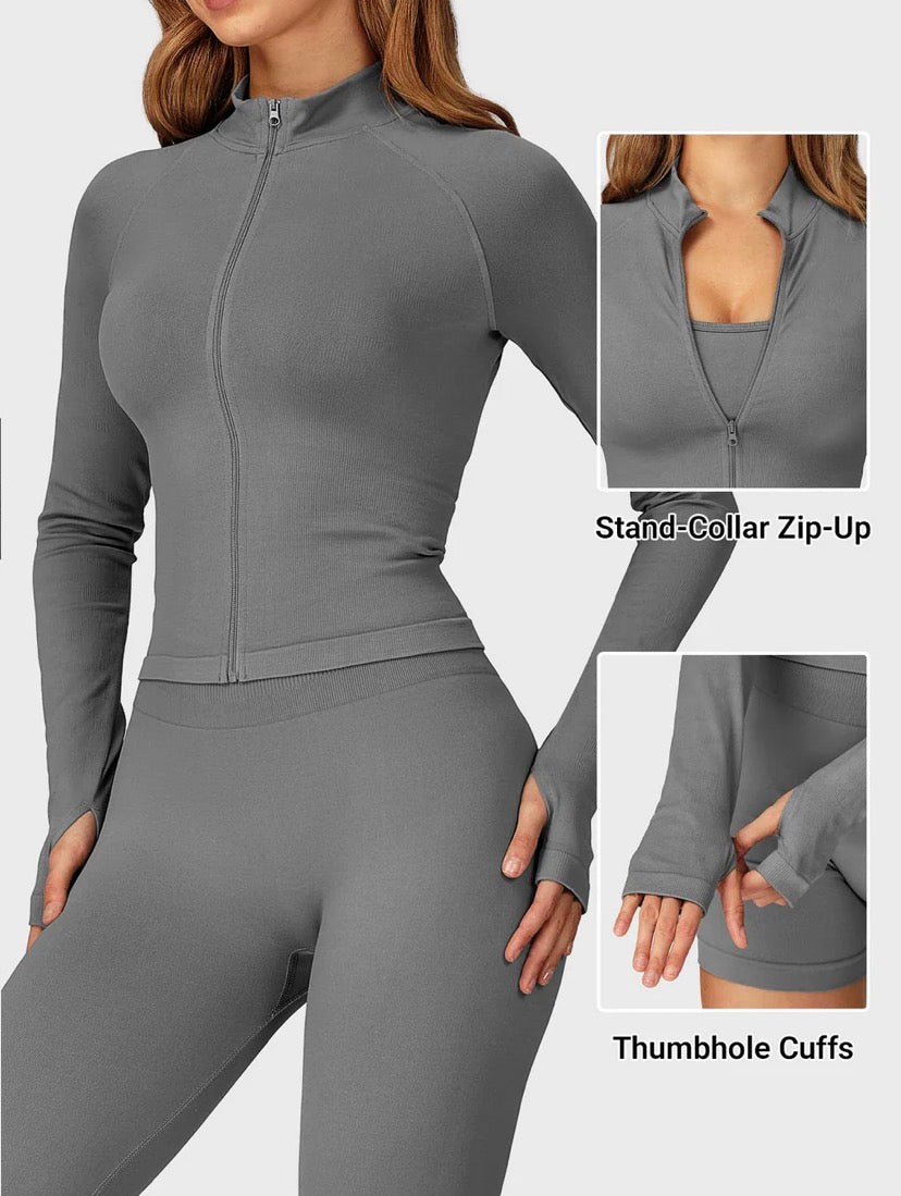 Yeoreo Alina Seamless Zip Up Jacket