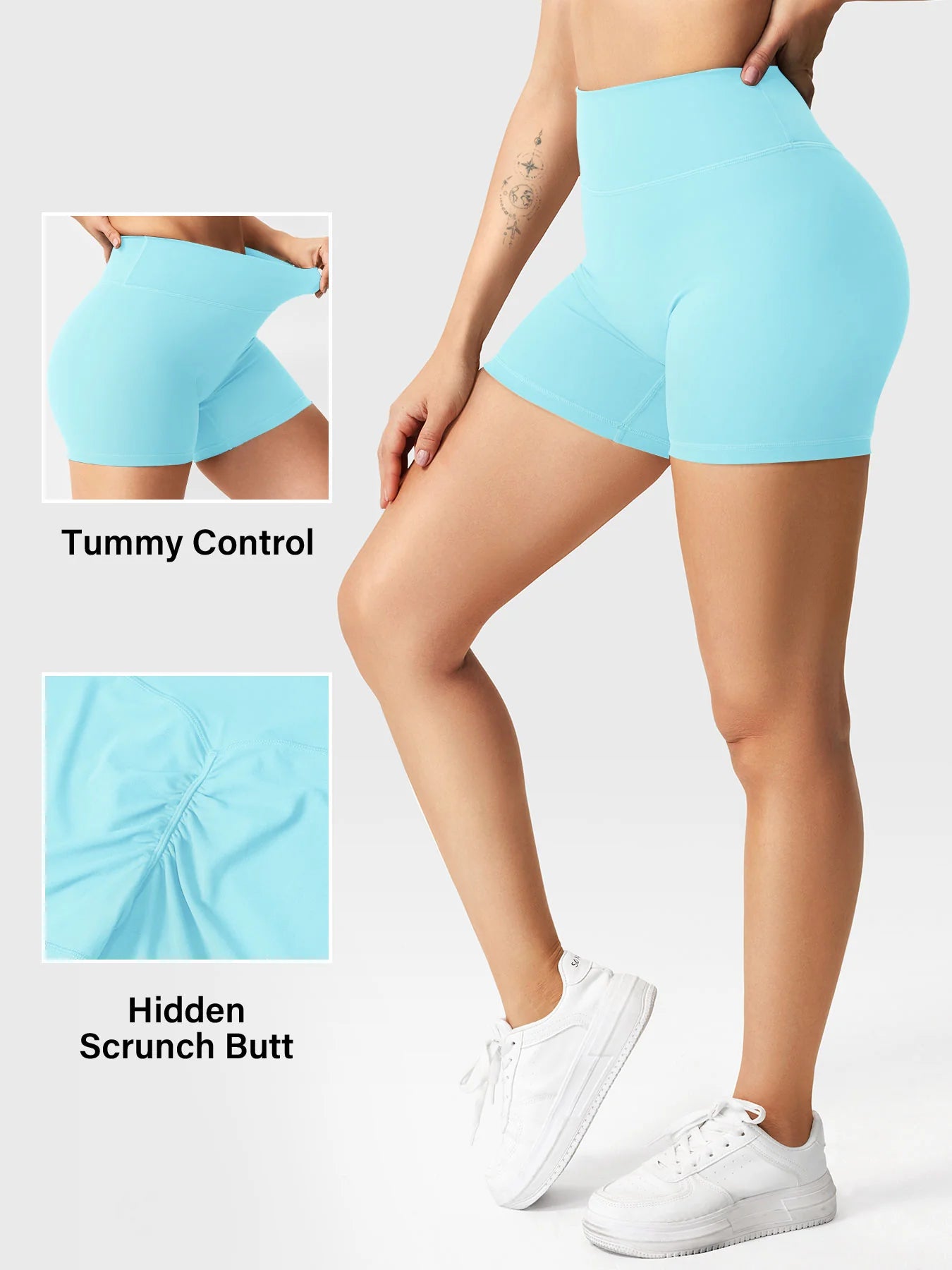 Yeoreo Craze 4.5" Scrunch Shorts
