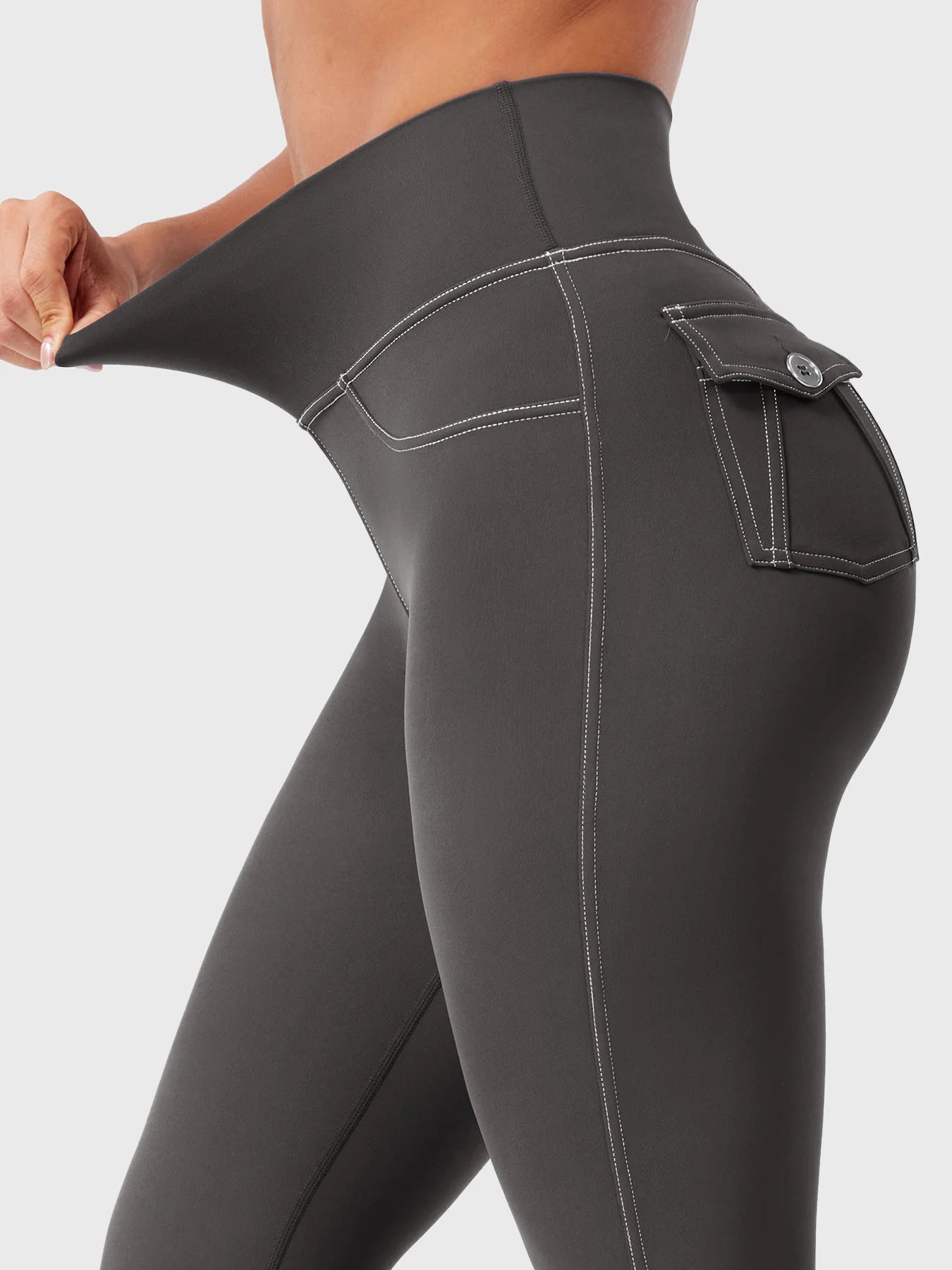 Yeoreo Bernicy CoreFlex Faux Denim Flared Leggings