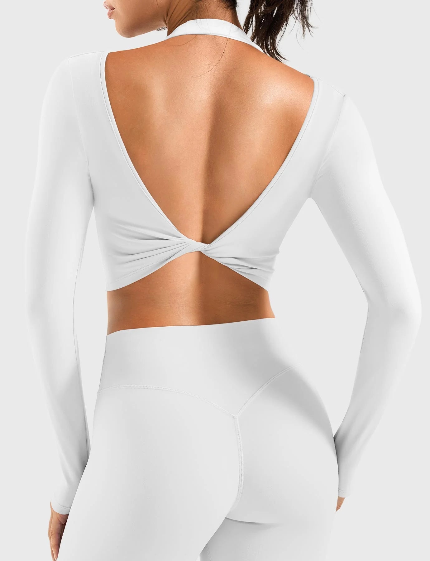 Yeoreo Dalinte Twist Front Ballet Long Sleeve Top