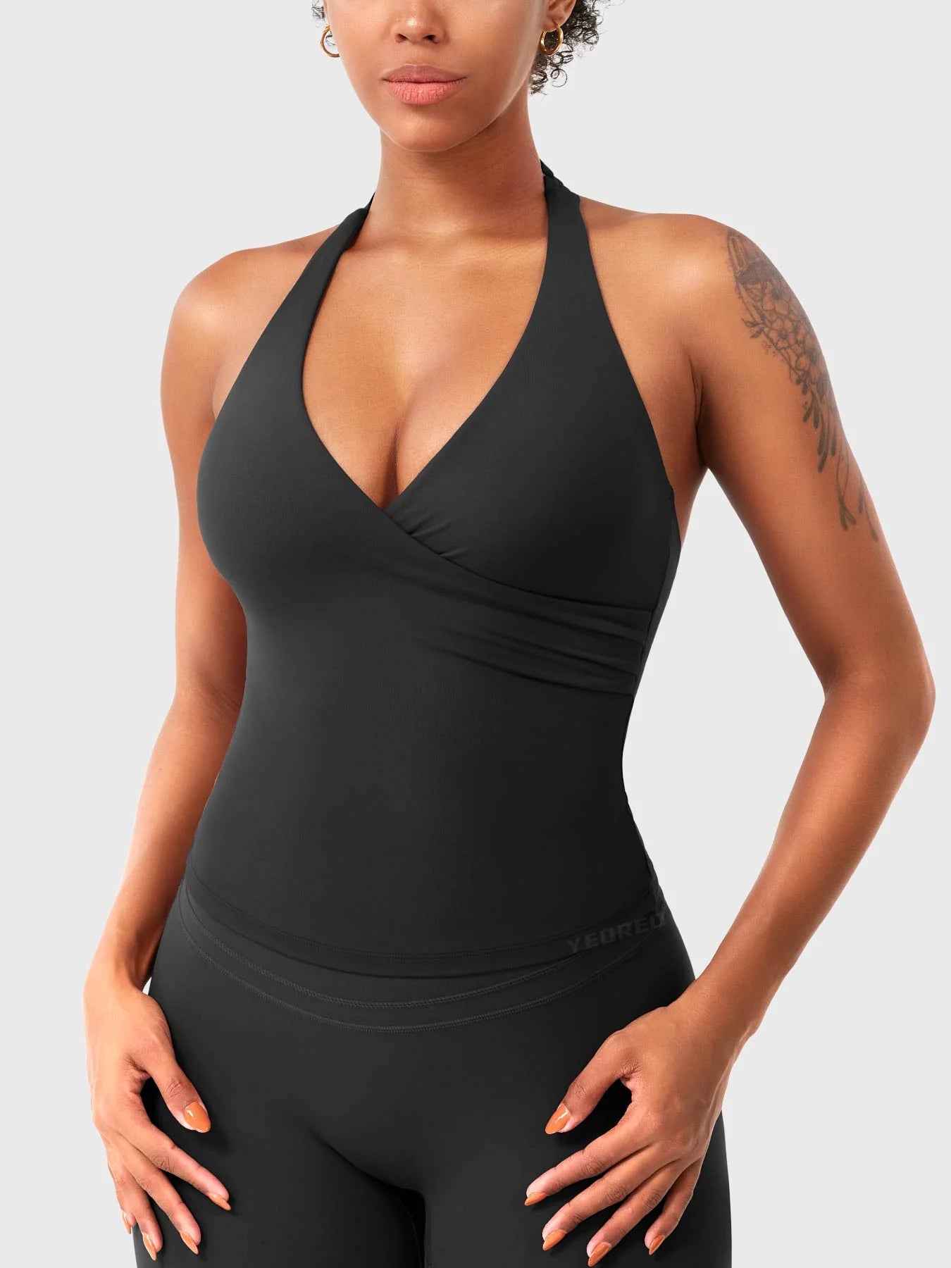 Yeoreo Elevine V Neck Halter Tank
