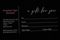 GIFT CARD