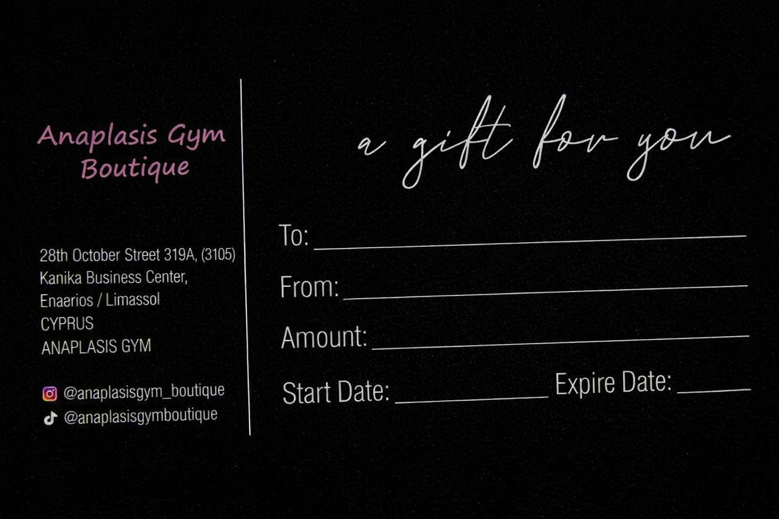GIFT CARD
