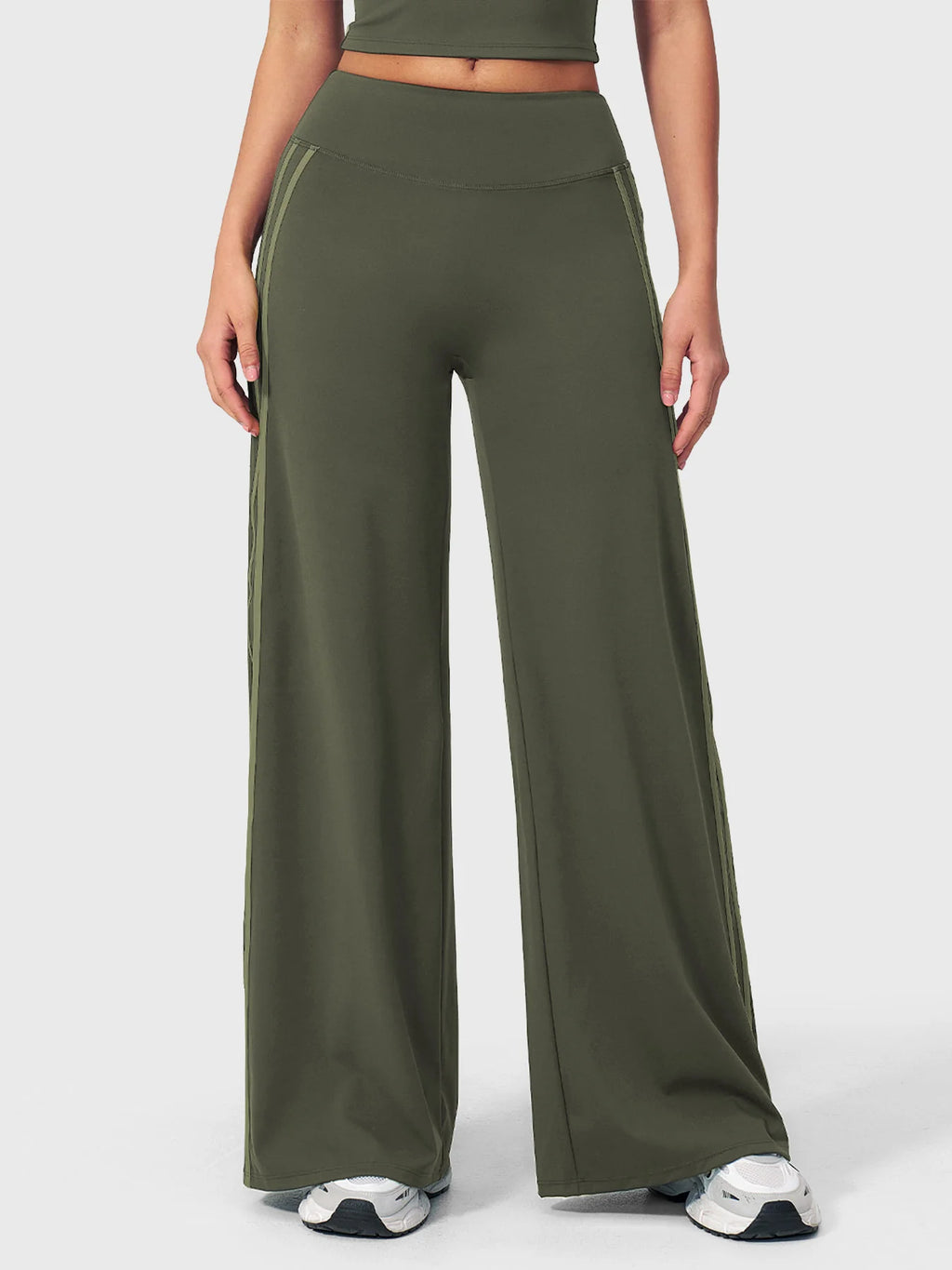 Yeoreo Fayza Side Stripe Straight Leggings