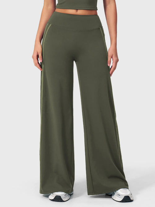 Yeoreo Fayza Side Stripe Straight Leggings
