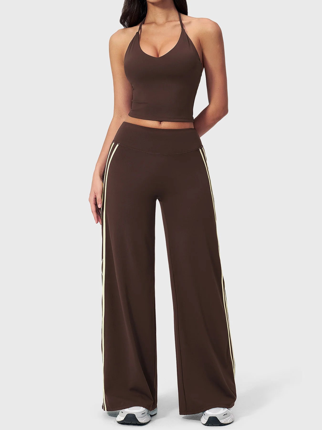 Yeoreo Fayza Side Stripe Straight Leggings