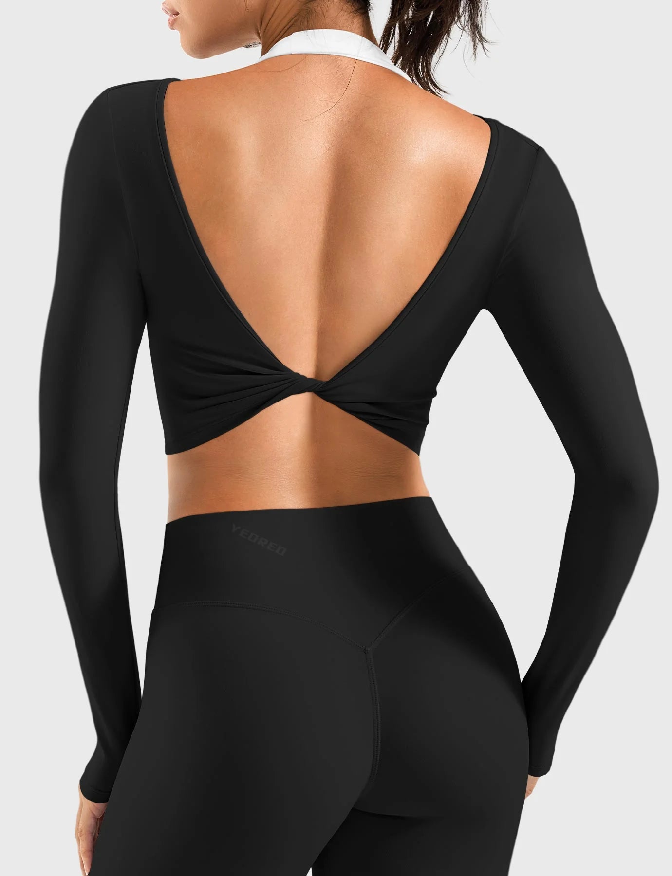 Yeoreo Dalinte Twist Front Ballet Long Sleeve Top