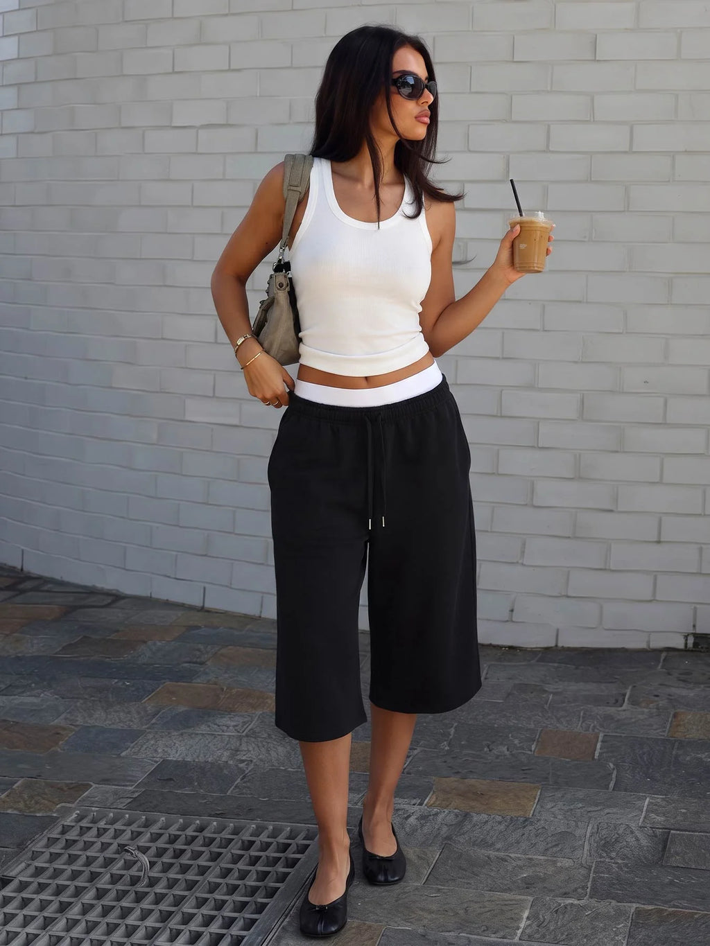 Yeoreo Daiwrci Low Rise Capri Pants (UNISEX)