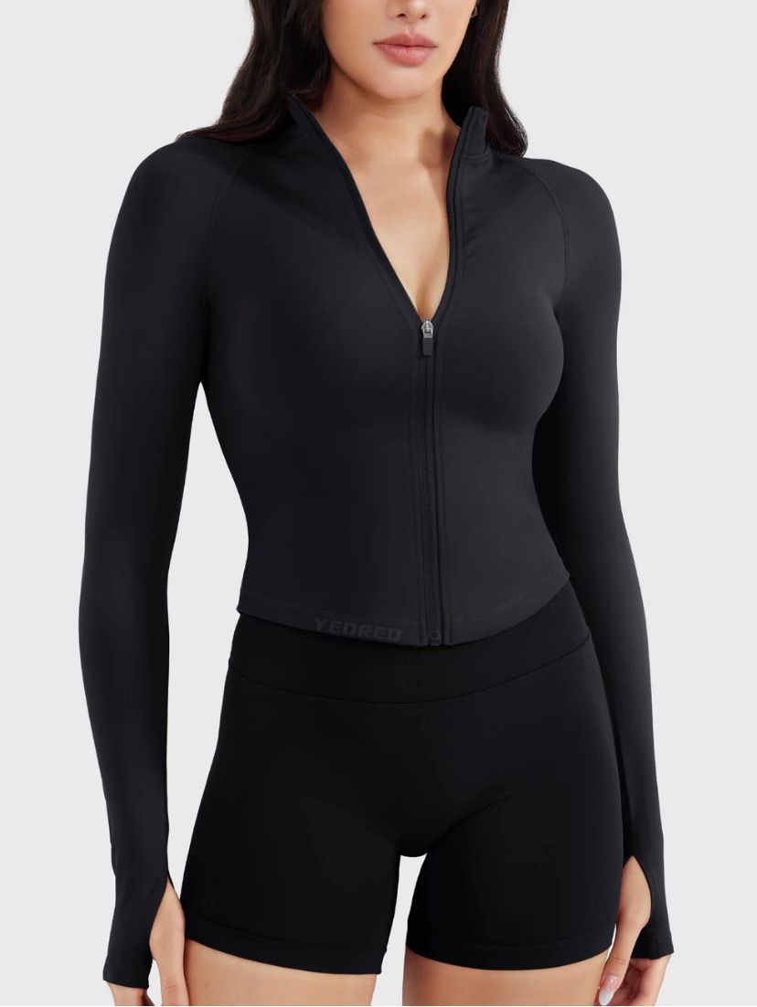 YEOREO Antoniy SoftHue Seamless Zip Up Jacket