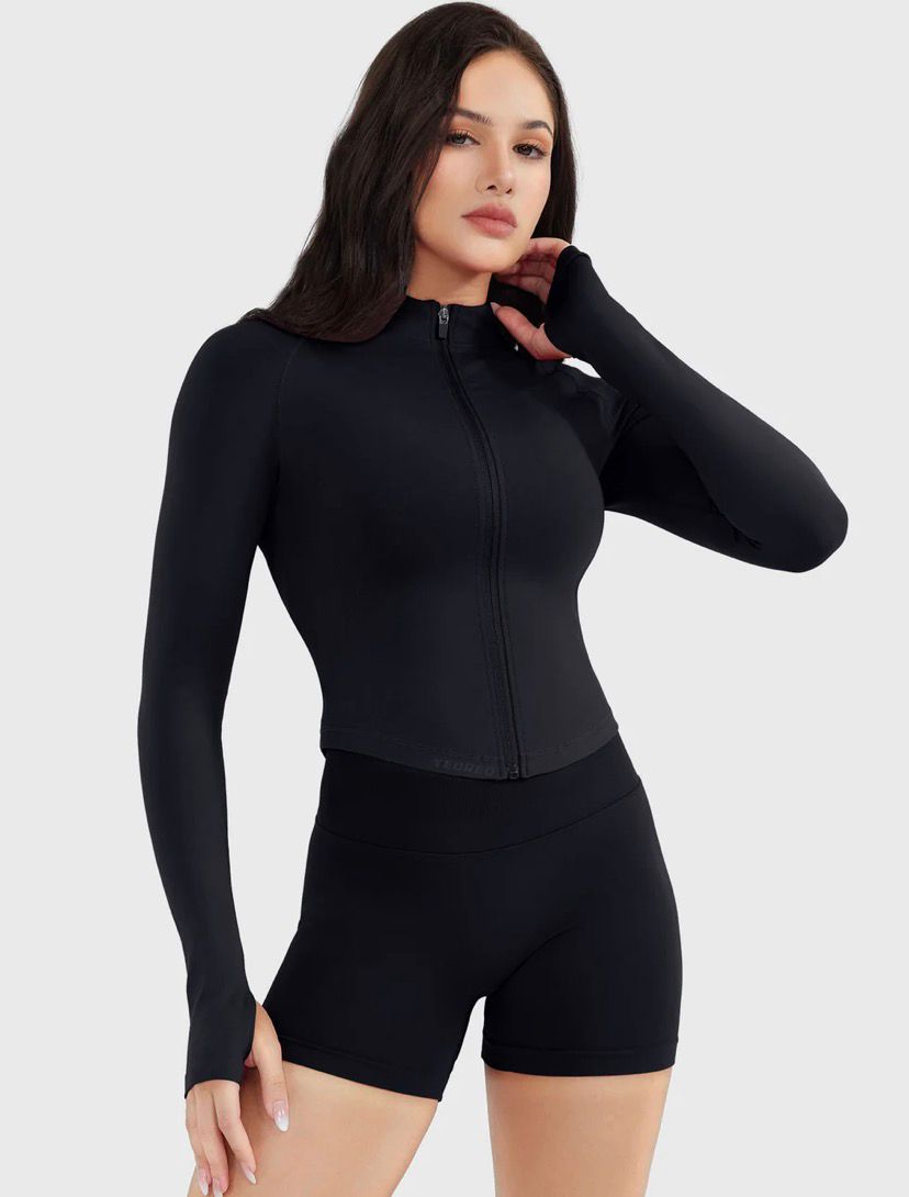 YEOREO Antoniy SoftHue Seamless Zip Up Jacket