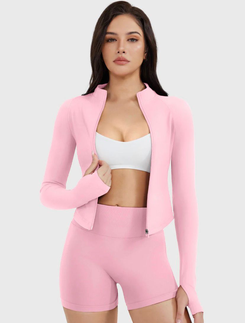 YEOREO Antoniy SoftHue Seamless Zip Up Jacket