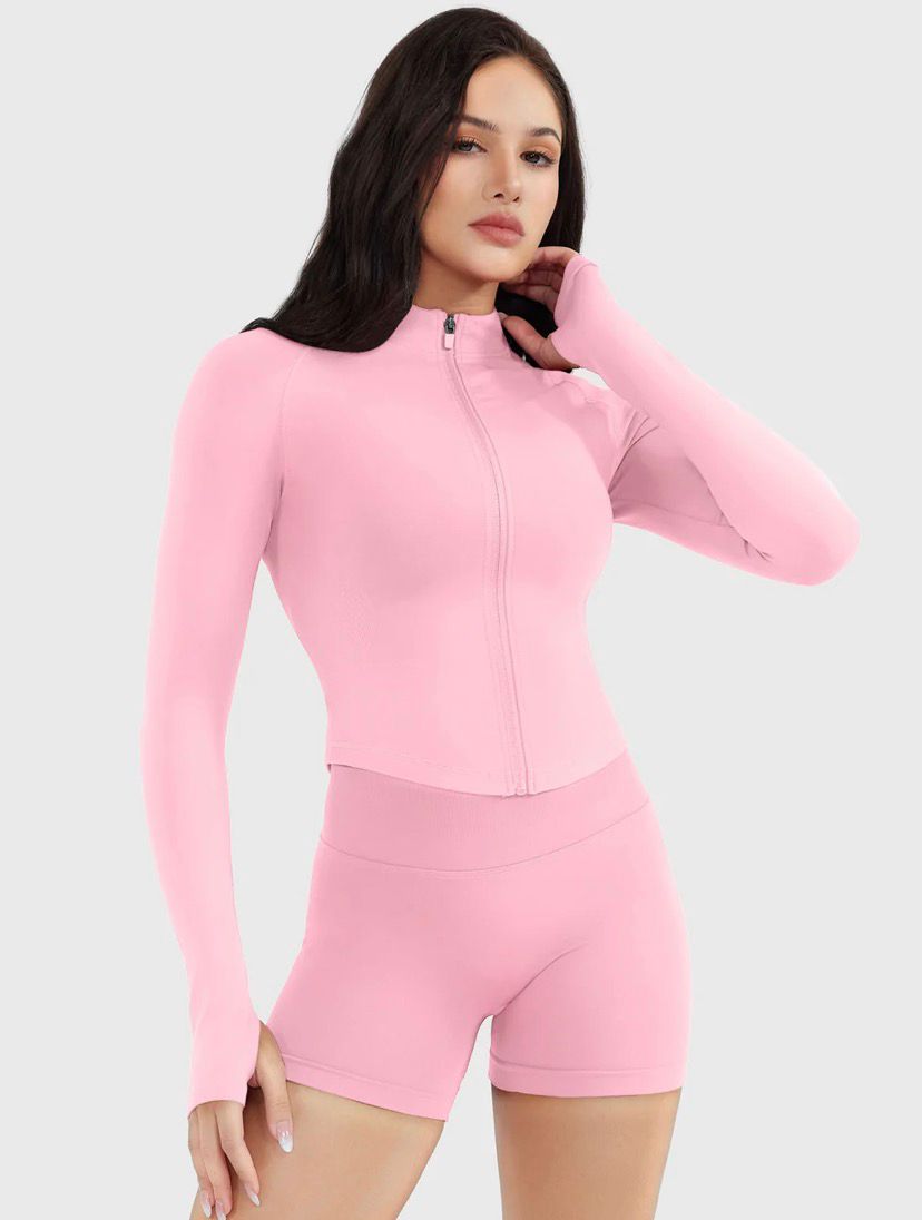 YEOREO Antoniy SoftHue Seamless Zip Up Jacket