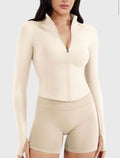 YEOREO Antoniy SoftHue Seamless Zip Up Jacket
