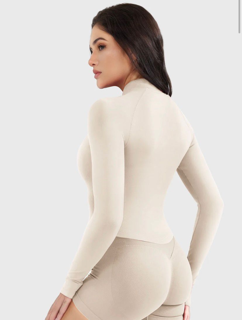 YEOREO Antoniy SoftHue Seamless Zip Up Jacket