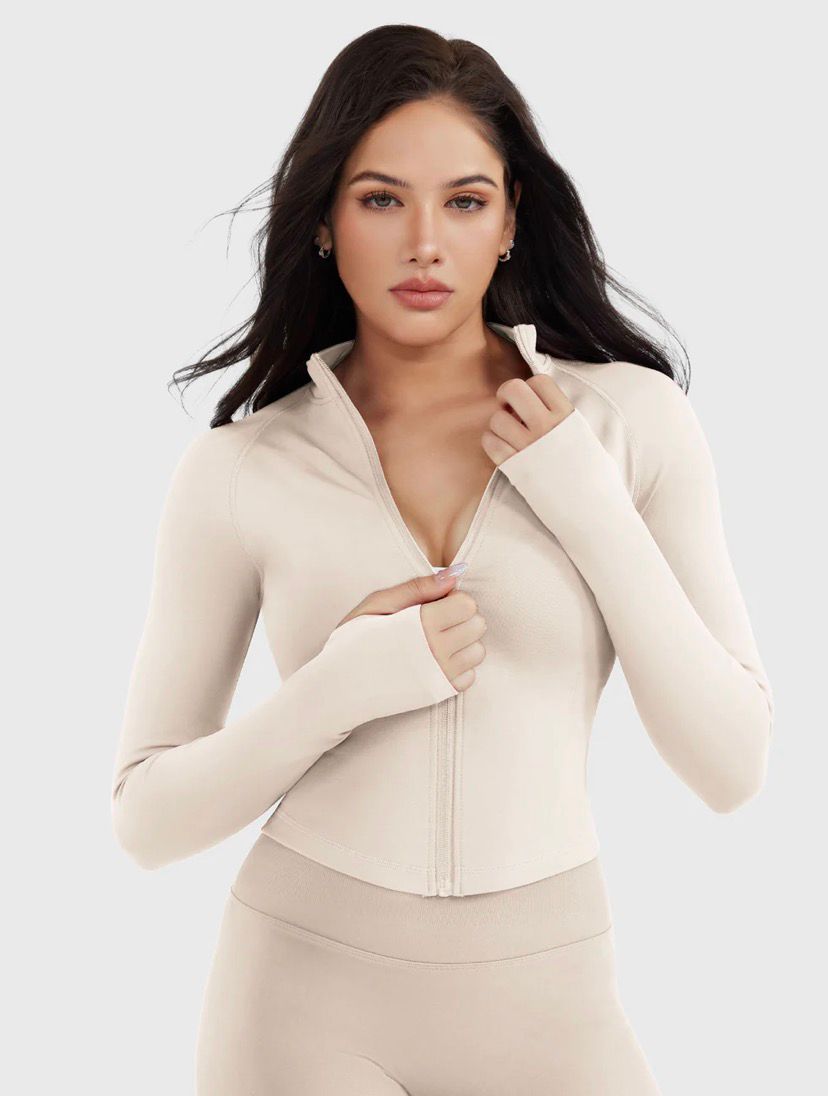 YEOREO Antoniy SoftHue Seamless Zip Up Jacket