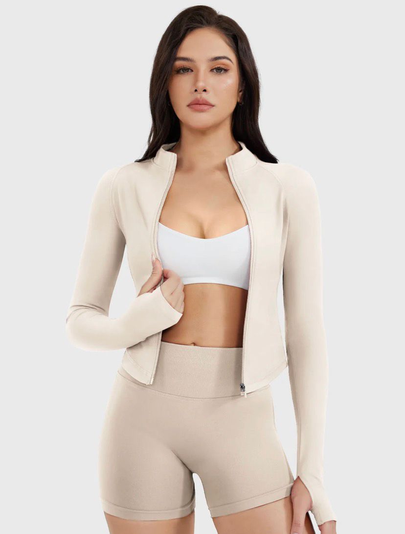 YEOREO Antoniy SoftHue Seamless Zip Up Jacket