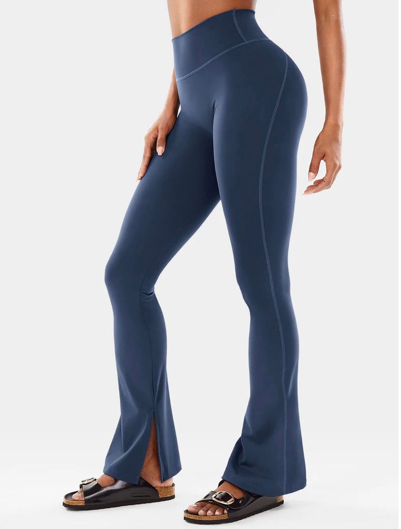 Yeoreo Nasreen Flare Split Hem Leggings