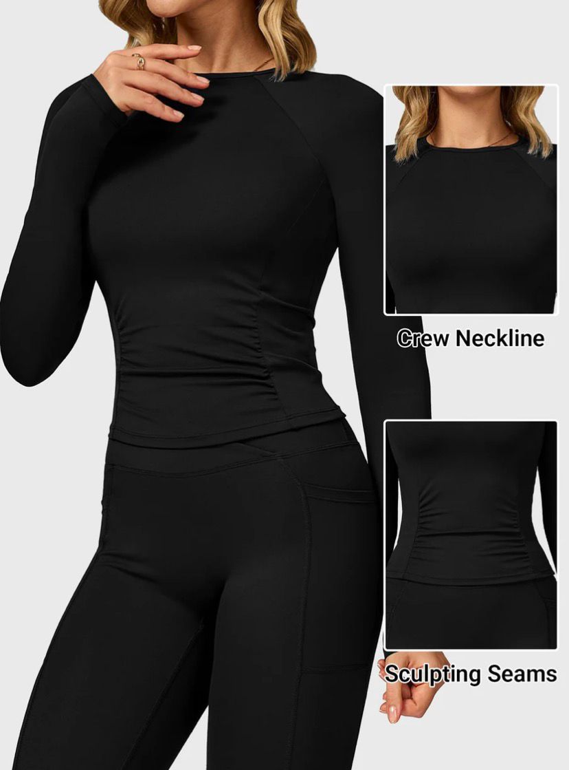 Yeoreo Lesley Sculpted Long Sleeves Top