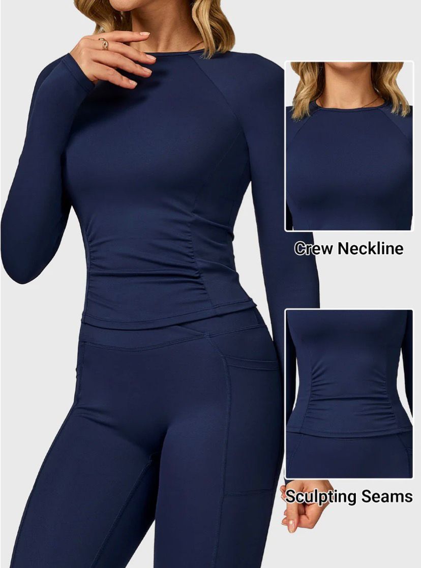 Yeoreo Lesley Sculpted Long Sleeves Top