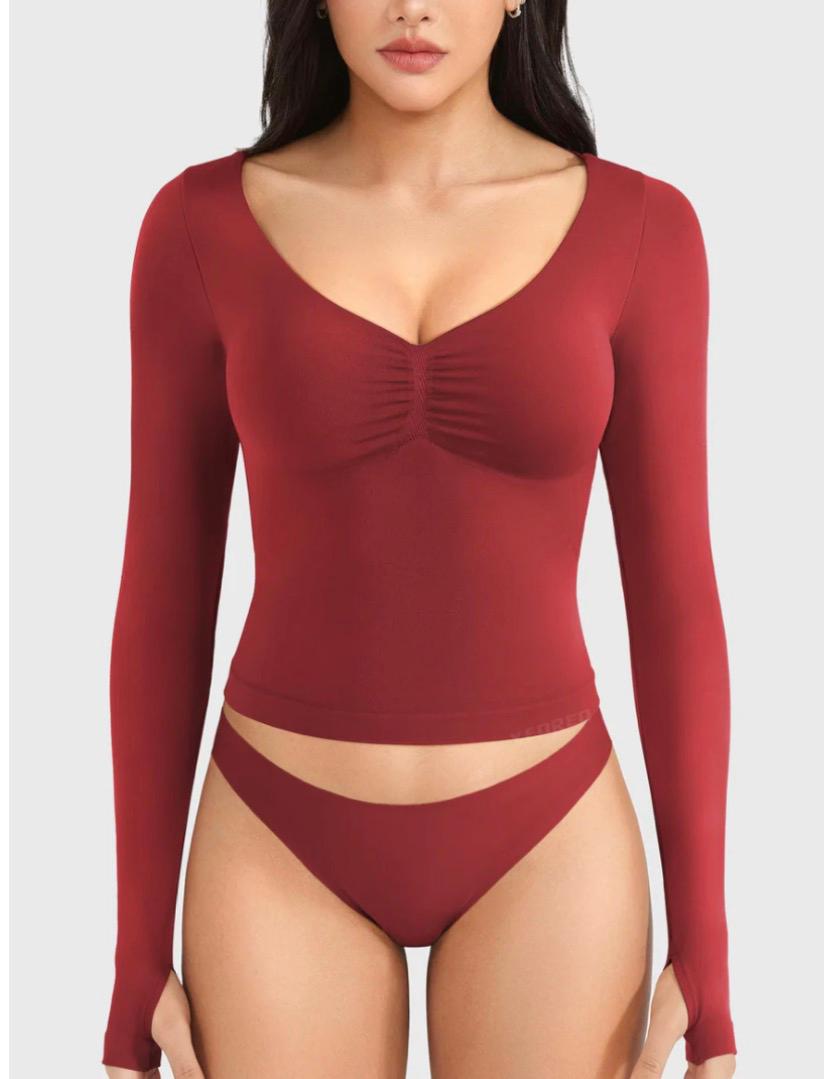 Yeoreo Agniee Seamless Long Sleeve Top