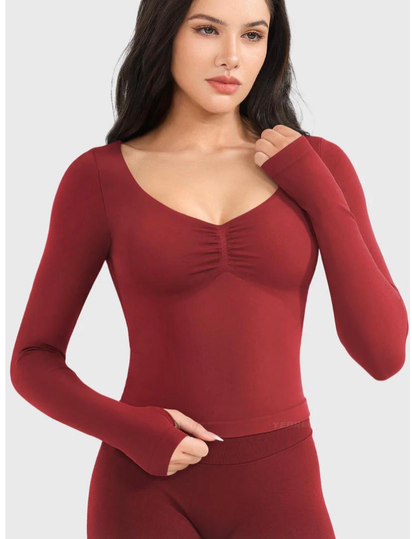 Yeoreo Agniee Seamless Long Sleeve Top