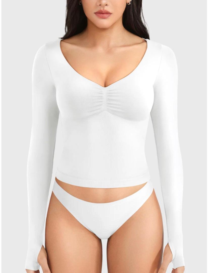 Yeoreo Agniee Seamless Long Sleeve Top