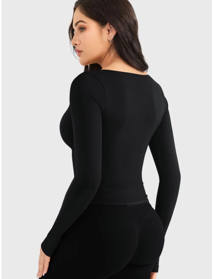 Yeoreo Agniee Seamless Long Sleeve Top
