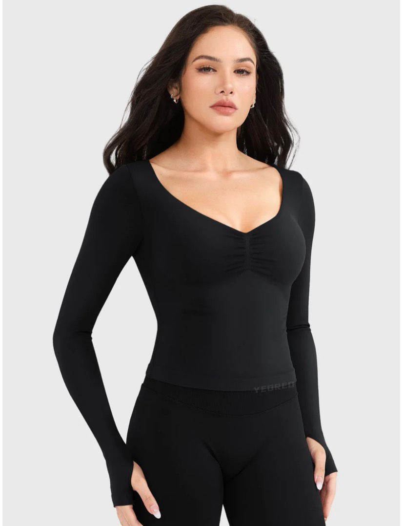 Yeoreo Agniee Seamless Long Sleeve Top