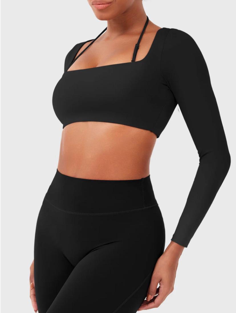 Yeoreo Violie Long Sleeve Crop Top
