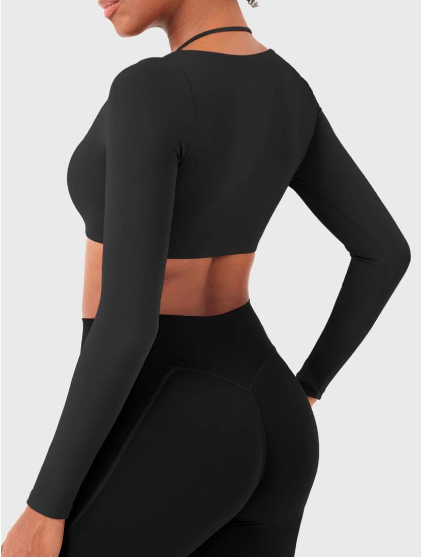 Yeoreo Violie Long Sleeve Crop Top