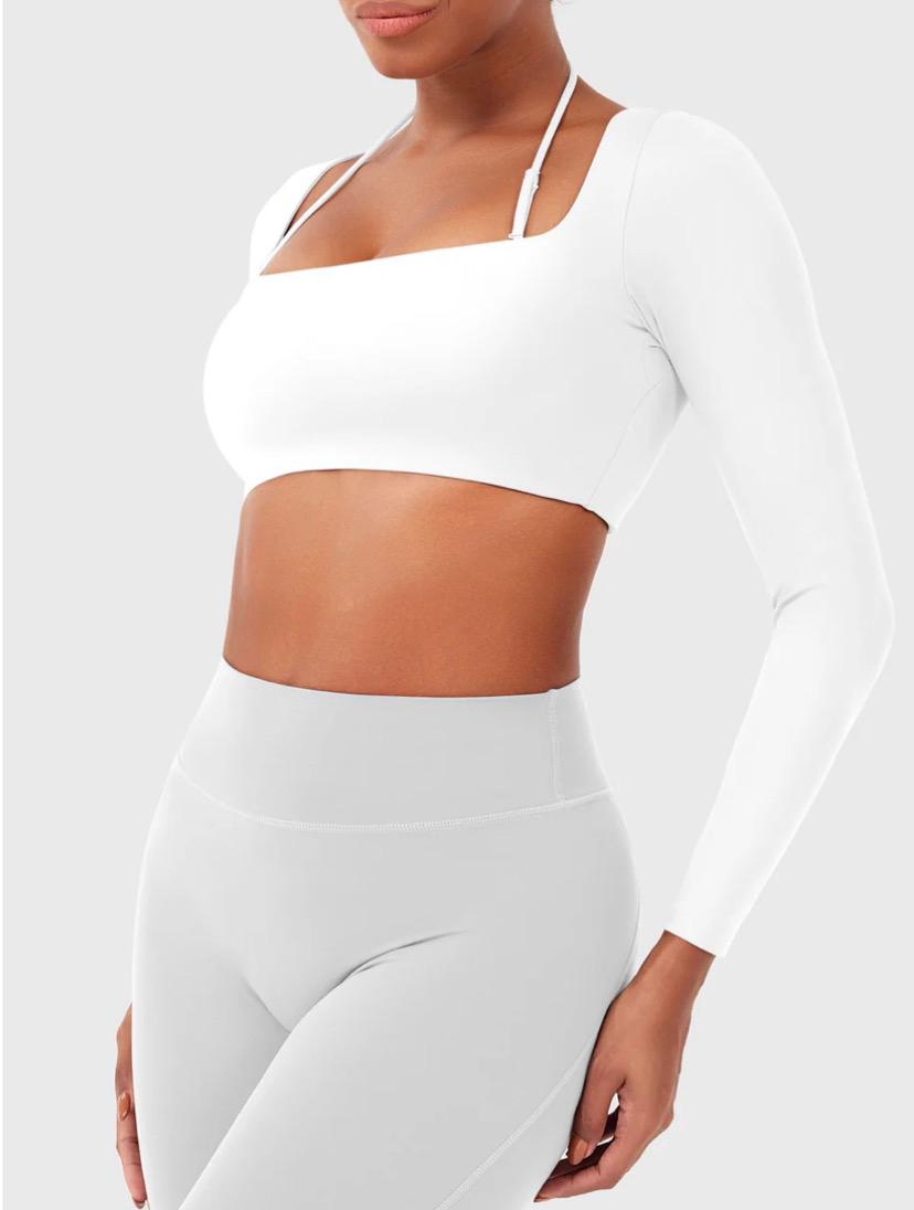 Yeoreo Violie Long Sleeve Crop Top