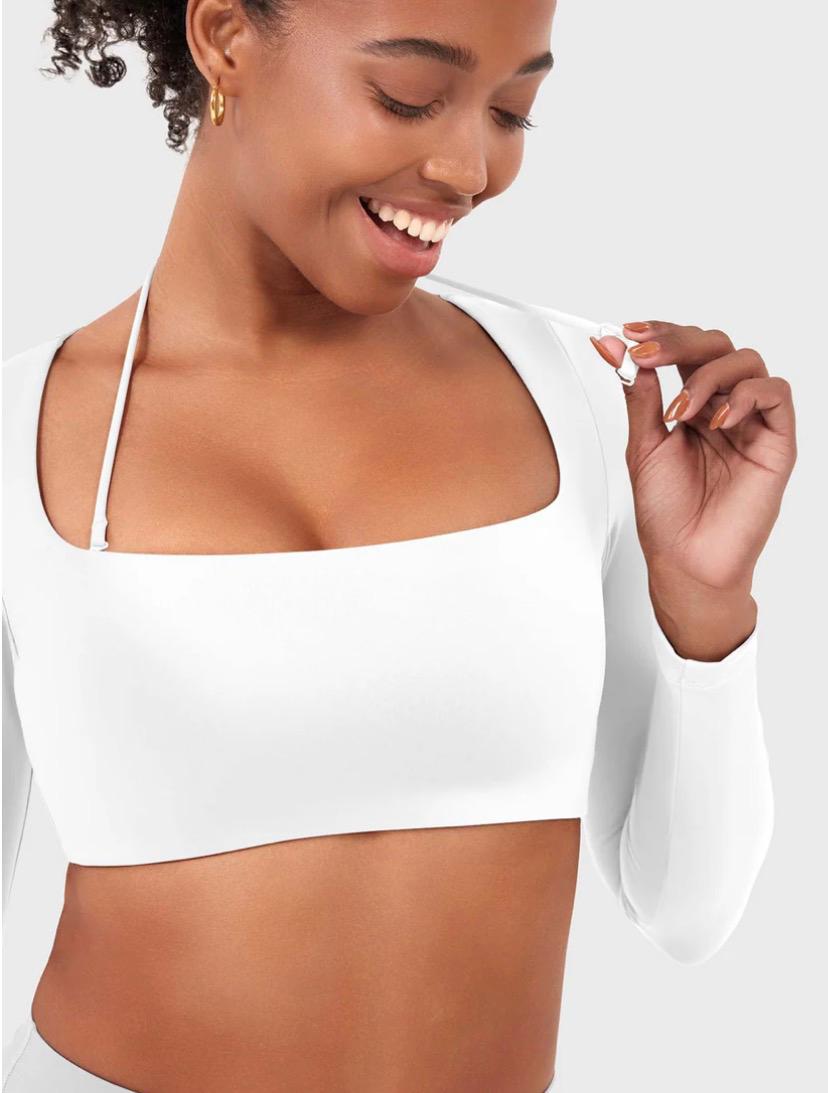 Yeoreo Violie Long Sleeve Crop Top