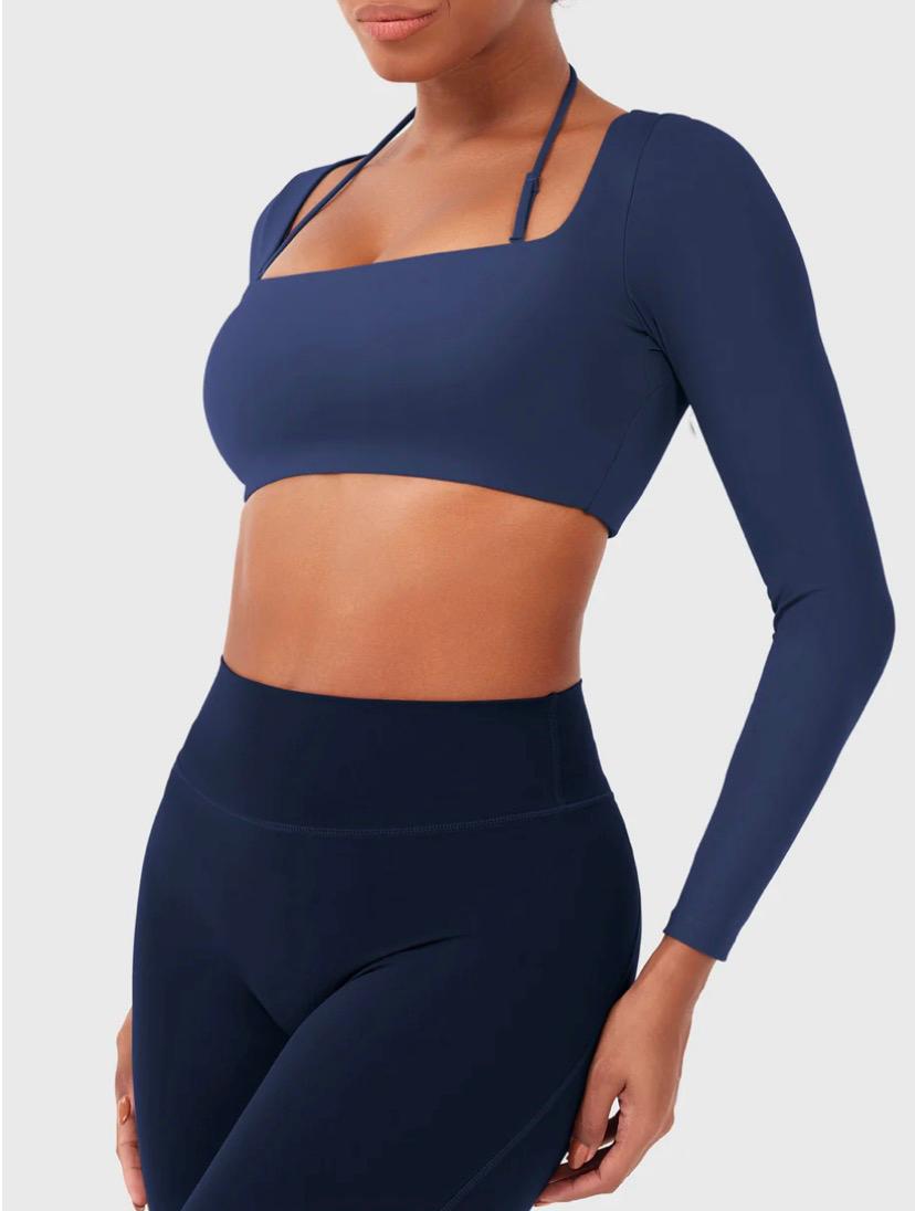 Yeoreo Violie Long Sleeve Crop Top