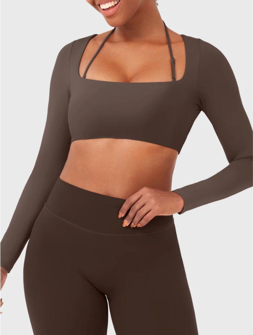 Yeoreo Violie Long Sleeve Crop Top