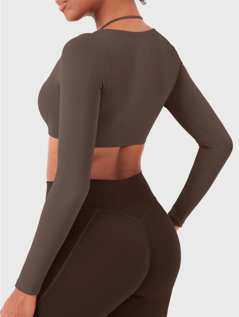 Yeoreo Violie Long Sleeve Crop Top