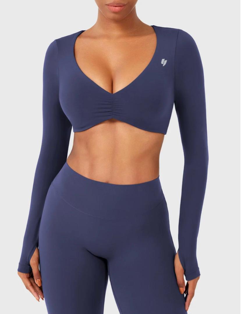 Yeoreo Agantha Ruched Long Sleeve Top