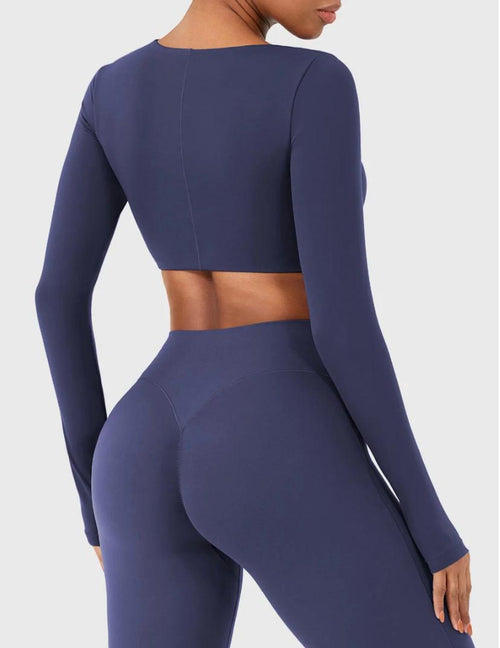 Yeoreo Agantha Ruched Long Sleeve Top