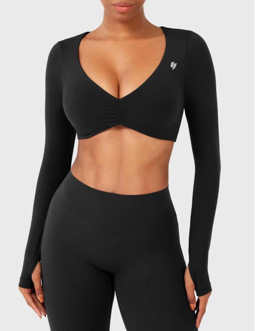 Yeoreo Agantha Ruched Long Sleeve Top