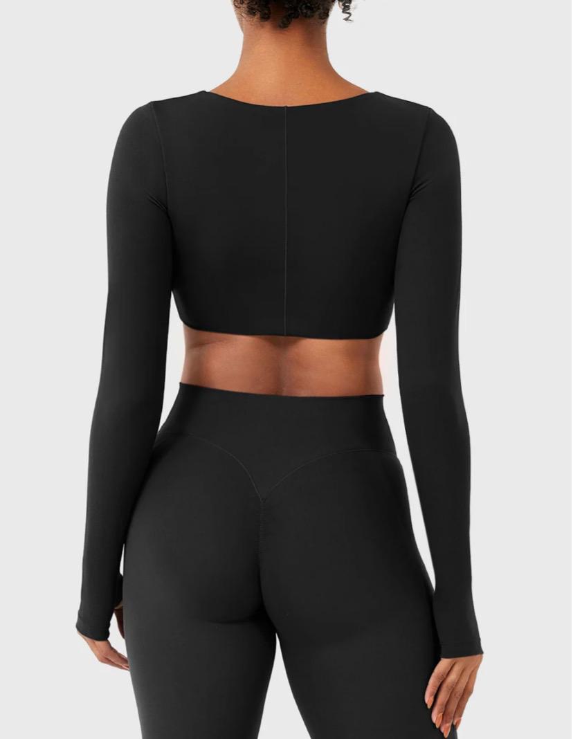 Yeoreo Agantha Ruched Long Sleeve Top