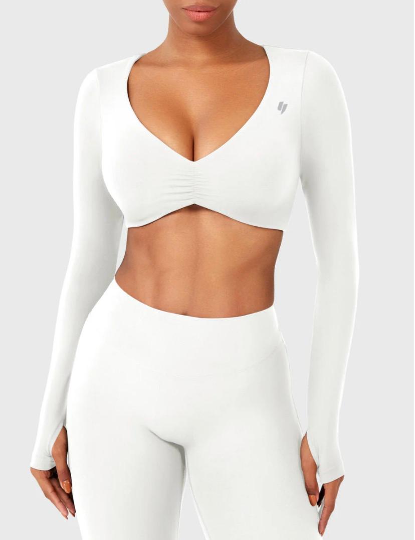 Yeoreo Agantha Ruched Long Sleeve Top